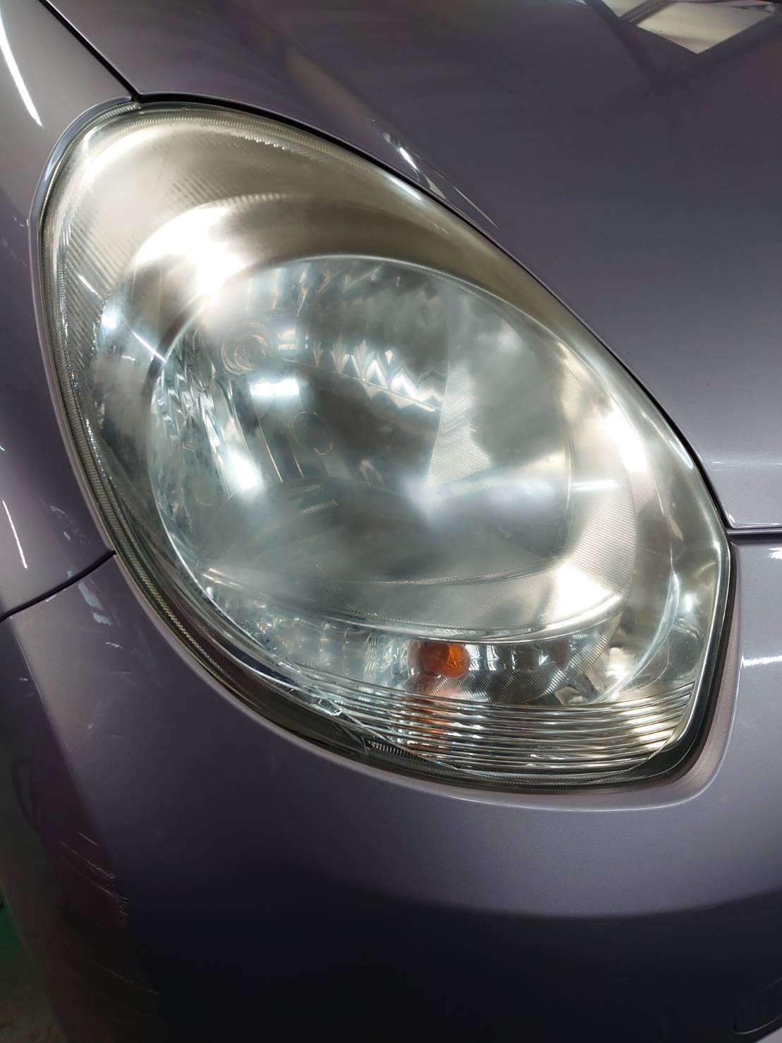 ヘッドライトコーティング